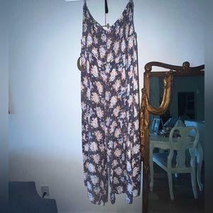 GASHO pants. Floral. Large